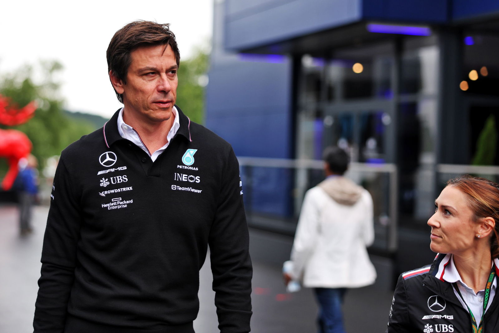 Toto Wolff (GER) Pemegang Saham dan Direktur Eksekutif Mercedes AMG F1. Formula 1 World Championship, Rd 13, Belgian Grand