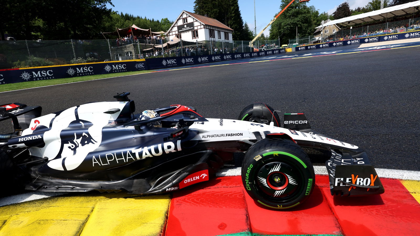 Daniel Ricciardo (AUS) AlphaTauri AT04. Formula 1 World Championship, Rd 13, Belgian Grand Prix, Spa Francorchamps,