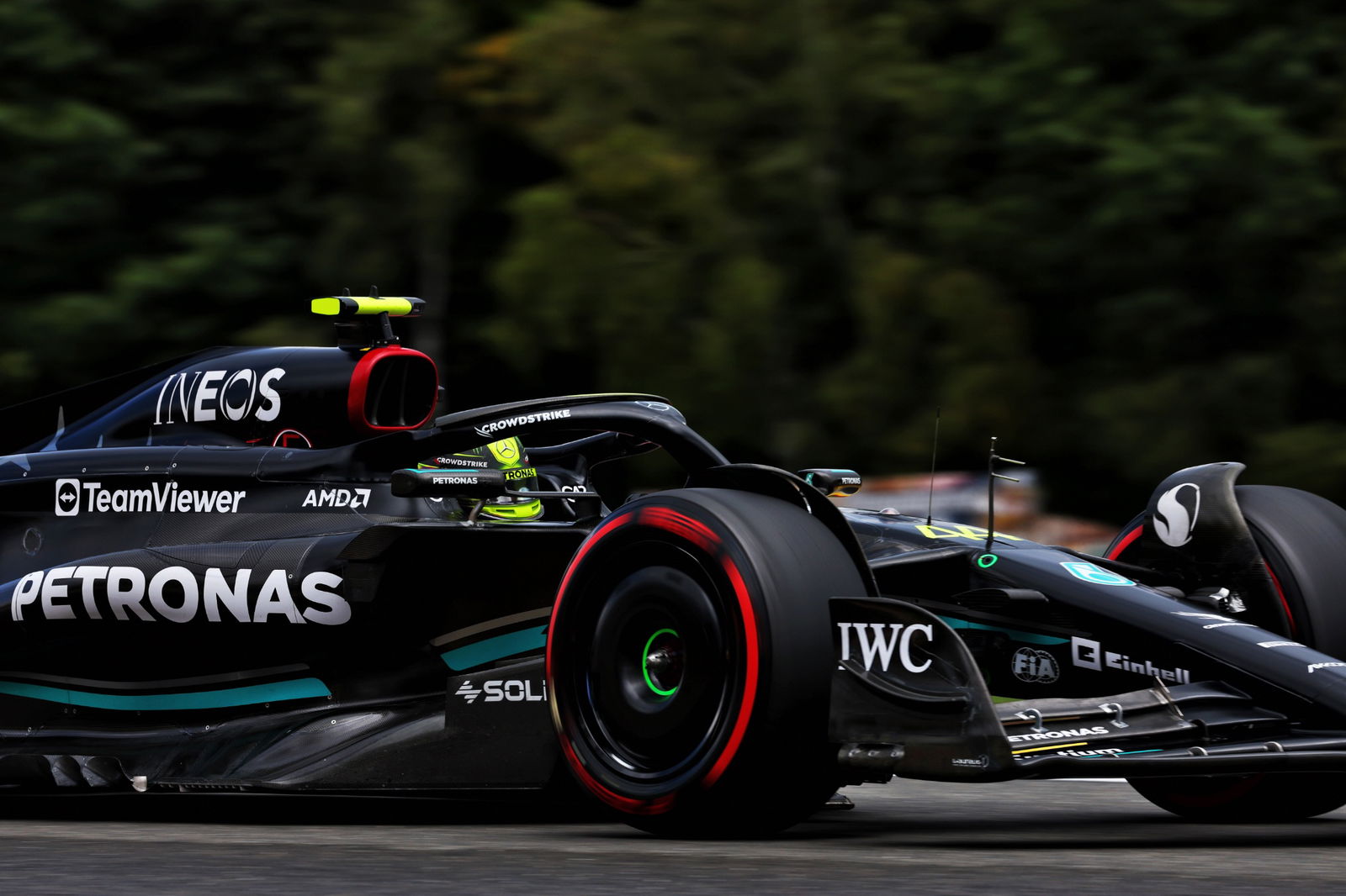 Lewis Hamilton (GBR) Mercedes AMG F1 W14. Formula 1 World Championship, Rd 13, Belgian Grand Prix, Spa Francorchamps,