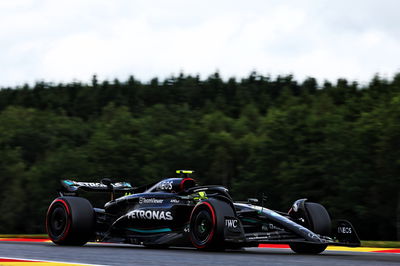 Lewis Hamilton (GBR ) Mercedes AMG F1 W14. Kejuaraan Dunia Formula 1, Rd 13, Grand Prix Belgia, Spa Francorchamps,