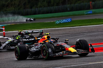 Sergio Perez (MEX) Red Bull Racing RB19. Formula 1 World Championship, Rd 13, Belgian Grand Prix, Spa Francorchamps,