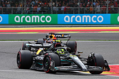 Lewis Hamilton (GBR ) Mercedes AMG F1 W14. Kejuaraan Dunia Formula 1, Rd 13, Grand Prix Belgia, Spa Francorchamps,