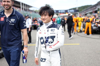 Yuki Tsunoda (JPN) AlphaTauri on the grid. Formula 1 World Championship, Rd 13, Belgian Grand Prix, Spa Francorchamps,