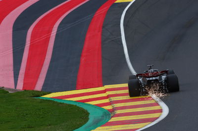 George Russell (GBR ) Mercedes AMG F1 W14.Kejuaraan Dunia Formula 1, Rd 13, Grand Prix Belgia, Spa Francorchamps,