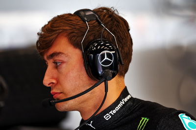 George Russell (GBR) Mercedes AMG F1 on the grid. Formula 1 World Championship, Rd 13, Belgian Grand Prix, Spa