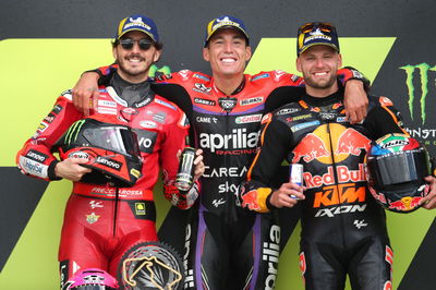 Aleix Espargaro, Francesco Bagnaia, Brad Binder, MotoGP race, British MotoGP, 6 August