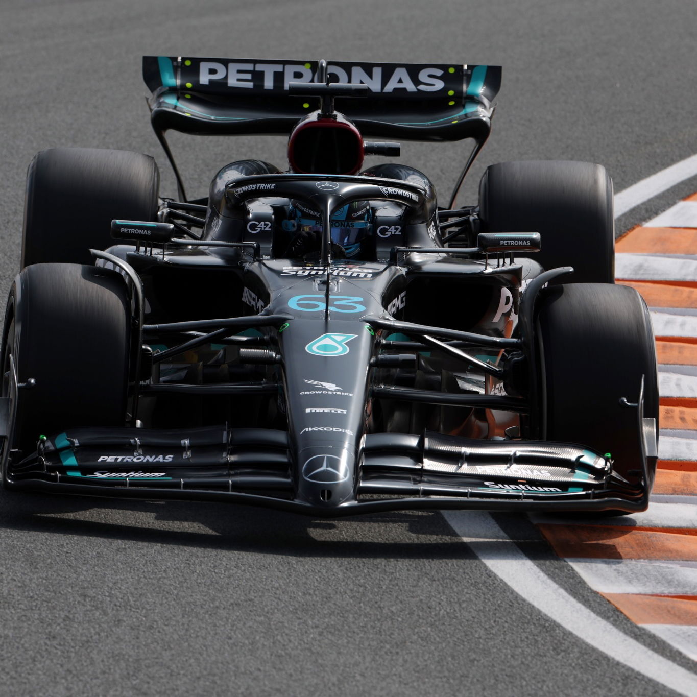 George Russell (GBR) Mercedes AMG F1 W14. Formula 1 World Championship, Rd 14, Dutch Grand Prix, Zandvoort, Netherlands,