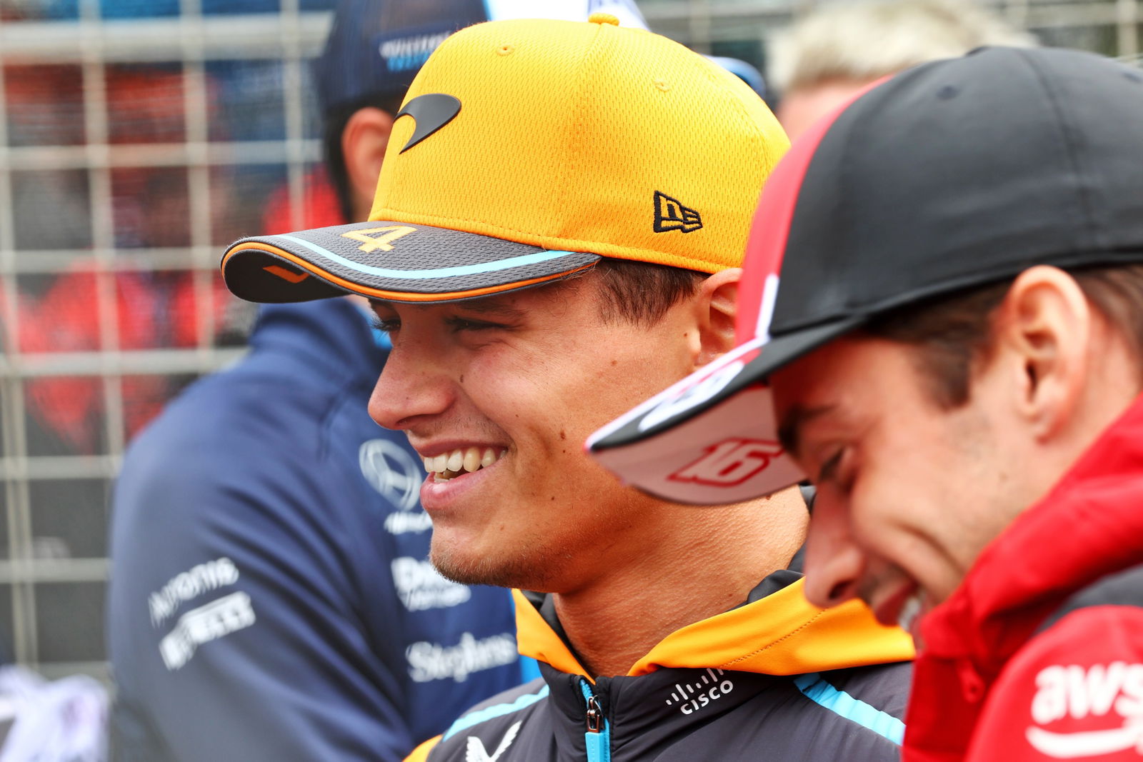 Lando Norris (GBR) McLaren on the drivers' parade. Formula 1 World Championship, Rd 14, Dutch Grand Prix, Zandvoort,
