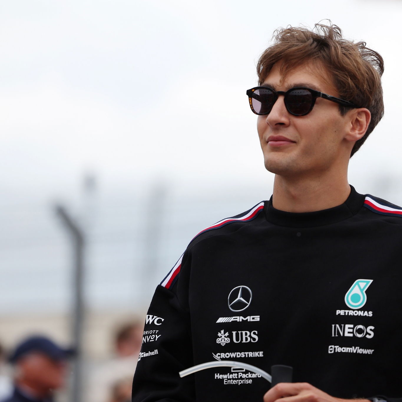 George Russell (GBR) Mercedes AMG F1 on the drivers' parade. Formula 1 World Championship, Rd 14, Dutch Grand Prix,