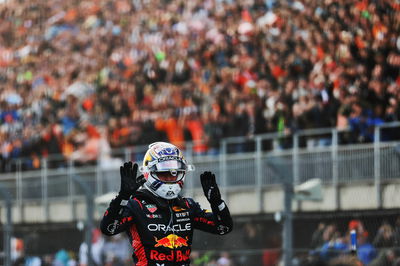 Race winner Max Verstappen (NLD) Red Bull Racing celebrates in parc ferme. Formula 1 World Championship, Rd 14, Dutch