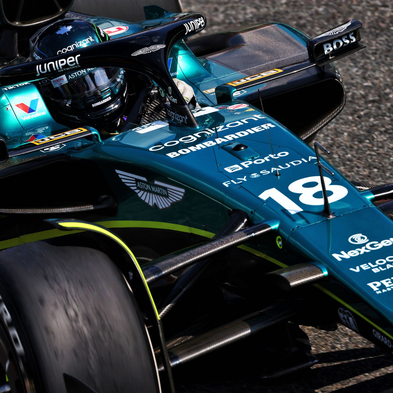 Lance Stroll (CDN) Aston Martin F1 Team AMR23. Formula 1 World Championship, Rd 15, Italian Grand Prix, Monza, Italy,
