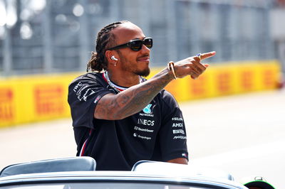 Lewis Hamilton (GBR) Mercedes AMG F1 on the drivers' parade. Formula 1 World Championship, Rd 15, Italian Grand Prix,