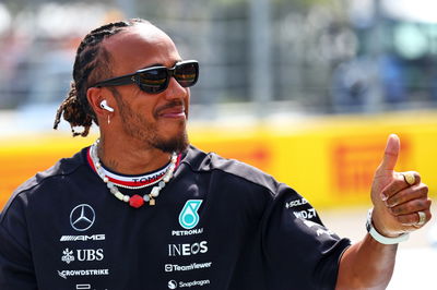 Lewis Hamilton (GBR) Mercedes AMG F1 on the drivers' parade. Formula 1 World Championship, Rd 15, Italian Grand Prix,