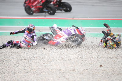 Johann Zarco, Marco Bezzecchi crash, MotoGP race, Catalunya MotoGP, 3 September