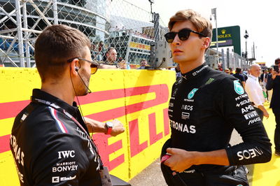 George Russell (GBR) Mercedes AMG F1 on the grid. Formula 1 World Championship, Rd 15, Italian Grand Prix, Monza, Italy,