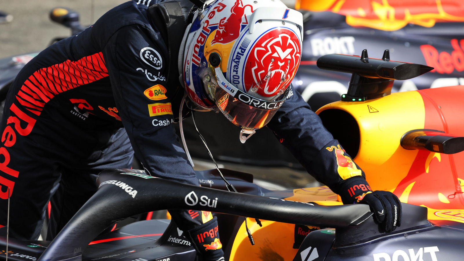 Race winner Max Verstappen (NLD) Red Bull Racing RB19 in parc ferme. Formula 1 World Championship, Rd 15, Italian Grand