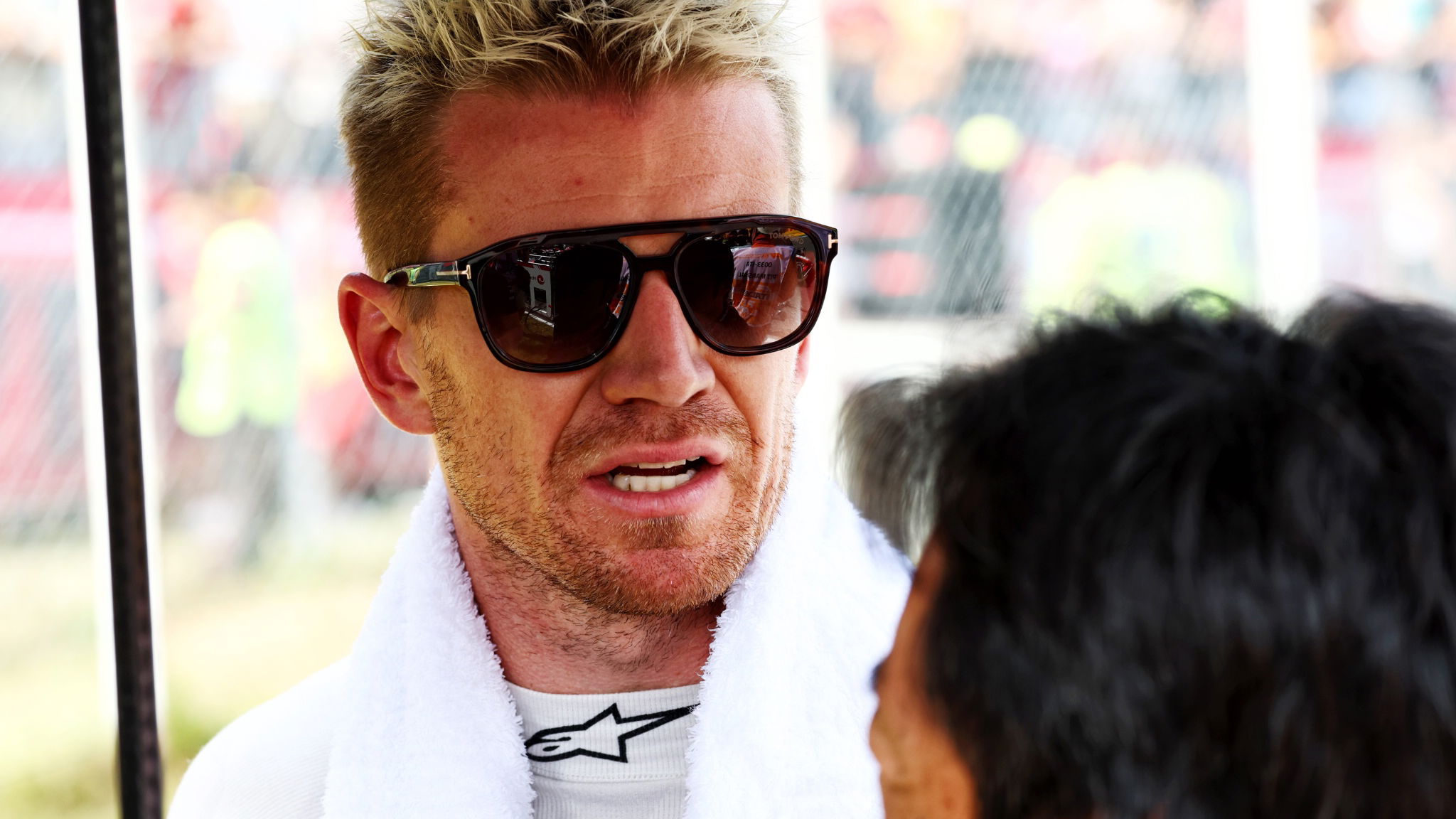 Nico Hulkenberg (GER) Haas F1 Team on the grid. Formula 1 World Championship, Rd 15, Italian Grand Prix, Monza, Italy,