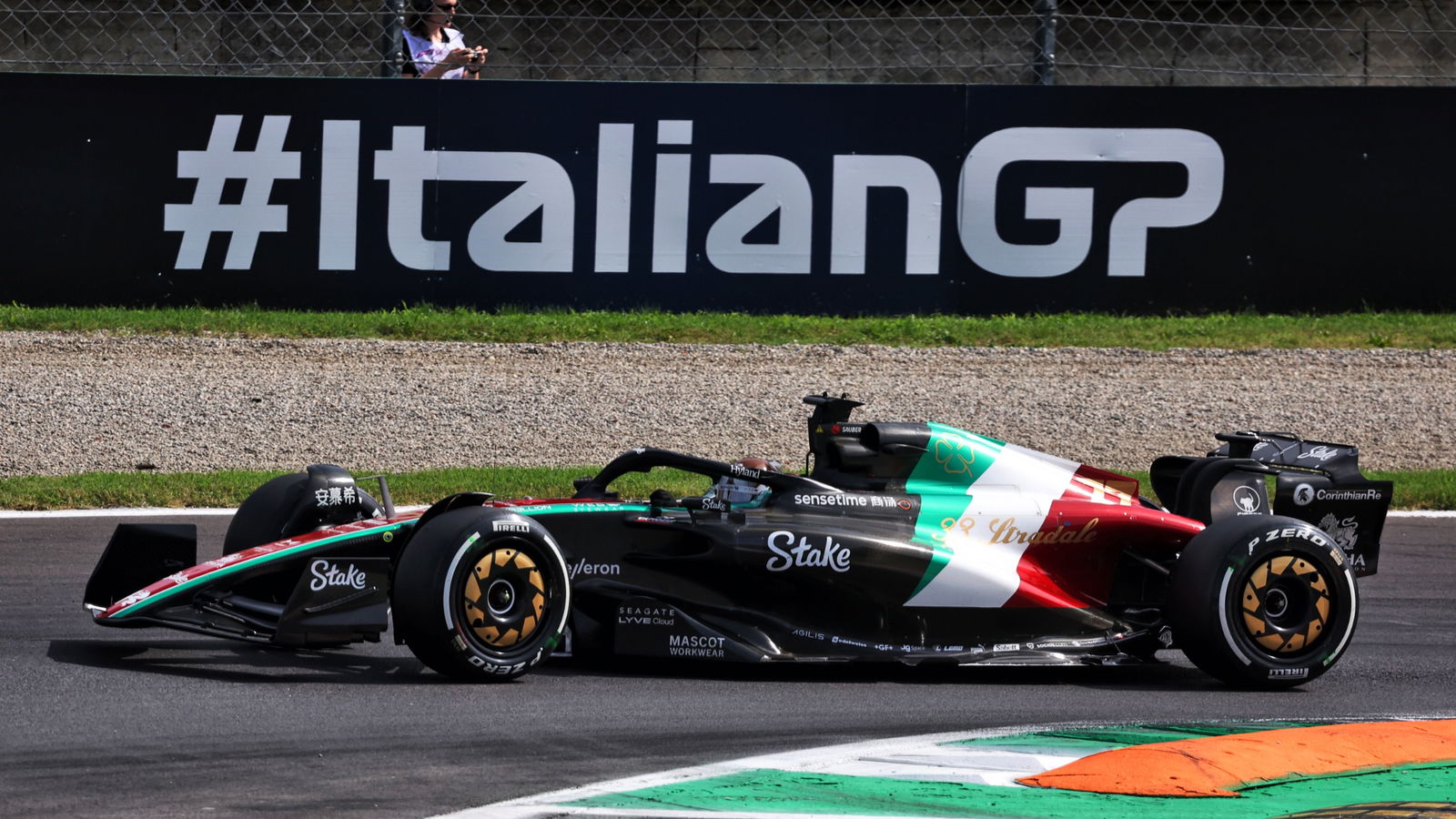 Valtteri Bottas (FIN) Alfa Romeo F1 Team C43. Formula 1 World Championship, Rd 15, Italian Grand Prix, Monza, Italy, Race