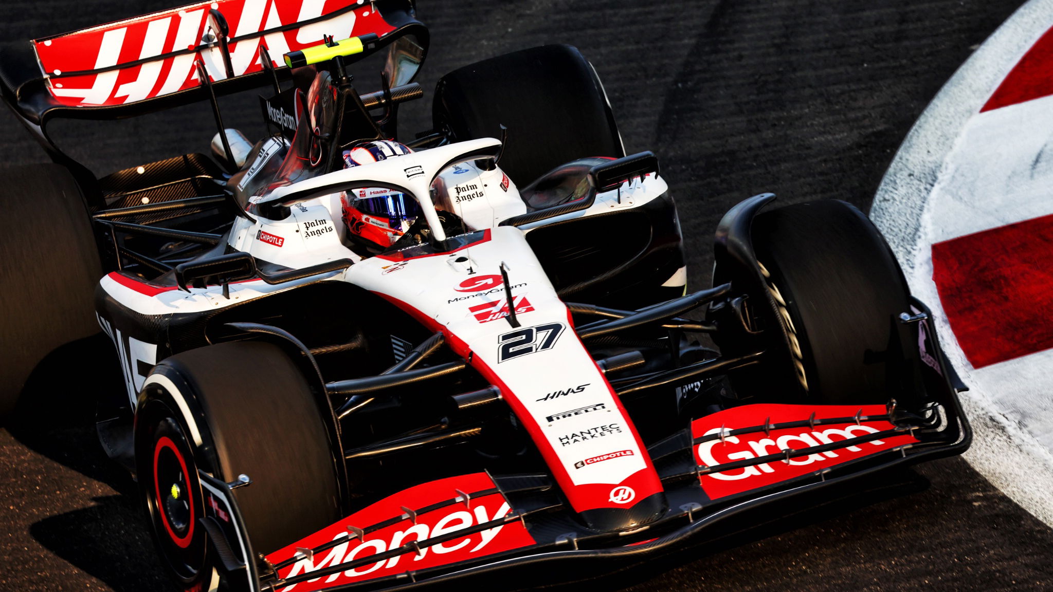Nico Hulkenberg (GER) Haas VF-23. Formula 1 World Championship, Rd 16, Singapore Grand Prix, Marina Bay Street Circuit,