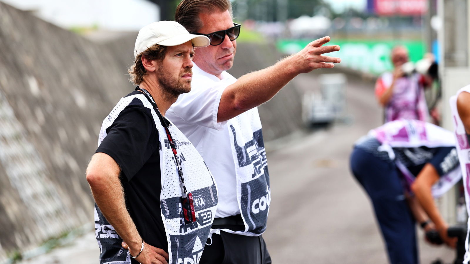 Sebastian Vettel (GER) trackside. Formula 1 World Championship, Rd 17, Japanese Grand Prix, Suzuka, Japan, Practice