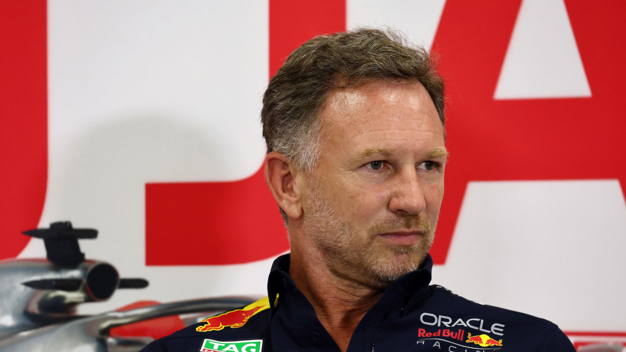 Christian Horner (GBR) Red Bull Racing Team Principal in the FIA Press Conference. Formula 1 World Championship, Rd 17,