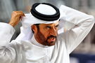 Mohammed Bin Sulayem (UAE) FIA President with guest. Formula 1 World Championship, Rd 18, Qatar Grand Prix, Doha, Qatar,