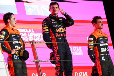 Max Verstappen (NLD), Red Bull Racing Lando Norris (GBR), McLaren F1 Team Oscar Piastri (AUS), McLaren Formula 1 World