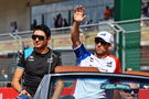 (L to R): Esteban Ocon (FRA) Alpine F1 Team and Pierre Gasly (FRA) Alpine F1 Team on the drivers' parade. Formula 1 World