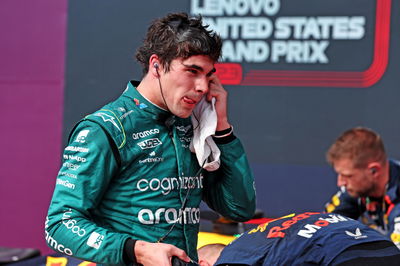 Lance Stroll (CDN) Aston Martin F1 Team in parc ferme. Formula 1 World Championship, Rd 19, United States Grand Prix,