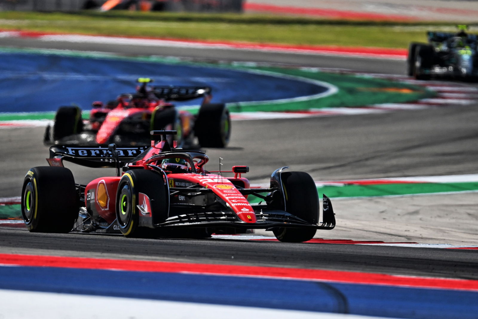 Charles Leclerc (MON ) Ferrari SF-23.Kejuaraan Dunia Formula 1, Rd 19, Grand Prix Amerika Serikat, Austin, Texas, AS,