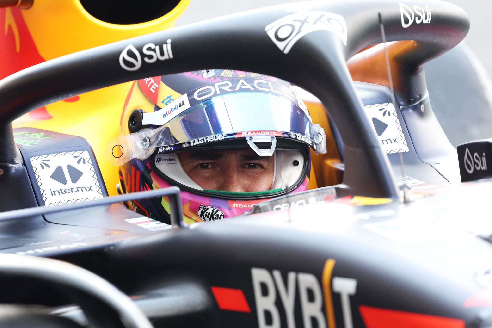 Sergio Perez (MEX) Red Bull Racing RB19. Formula 1 World Championship, Rd 20, Mexican Grand Prix, Mexico City, Mexico,