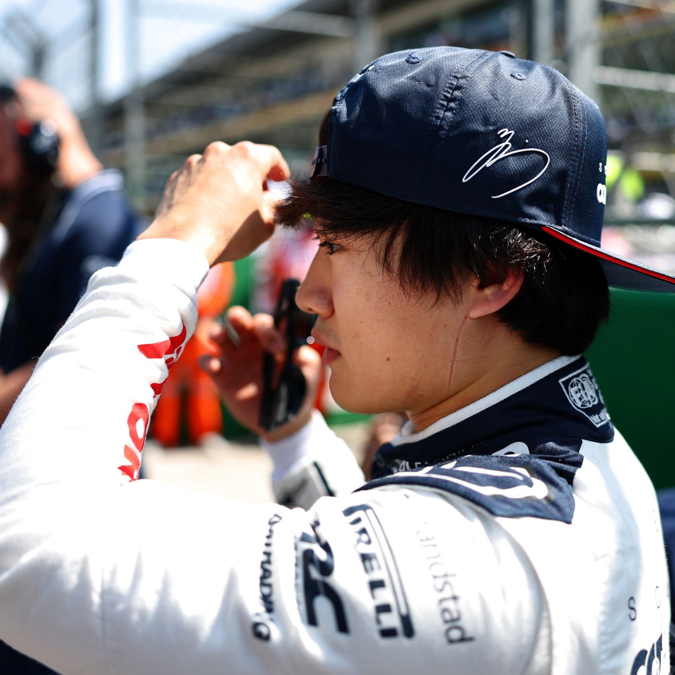 Yuki Tsunoda (JPN) AlphaTauri on the grid. Formula 1 World Championship, Rd 20, Mexican Grand Prix, Mexico City, Mexico,