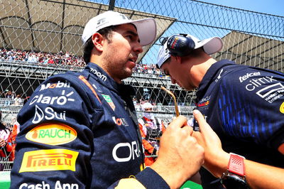 Sergio Perez (MEX) Red Bull Racing on the grid. Formula 1 World Championship, Rd 20, Mexican Grand Prix, Mexico City,