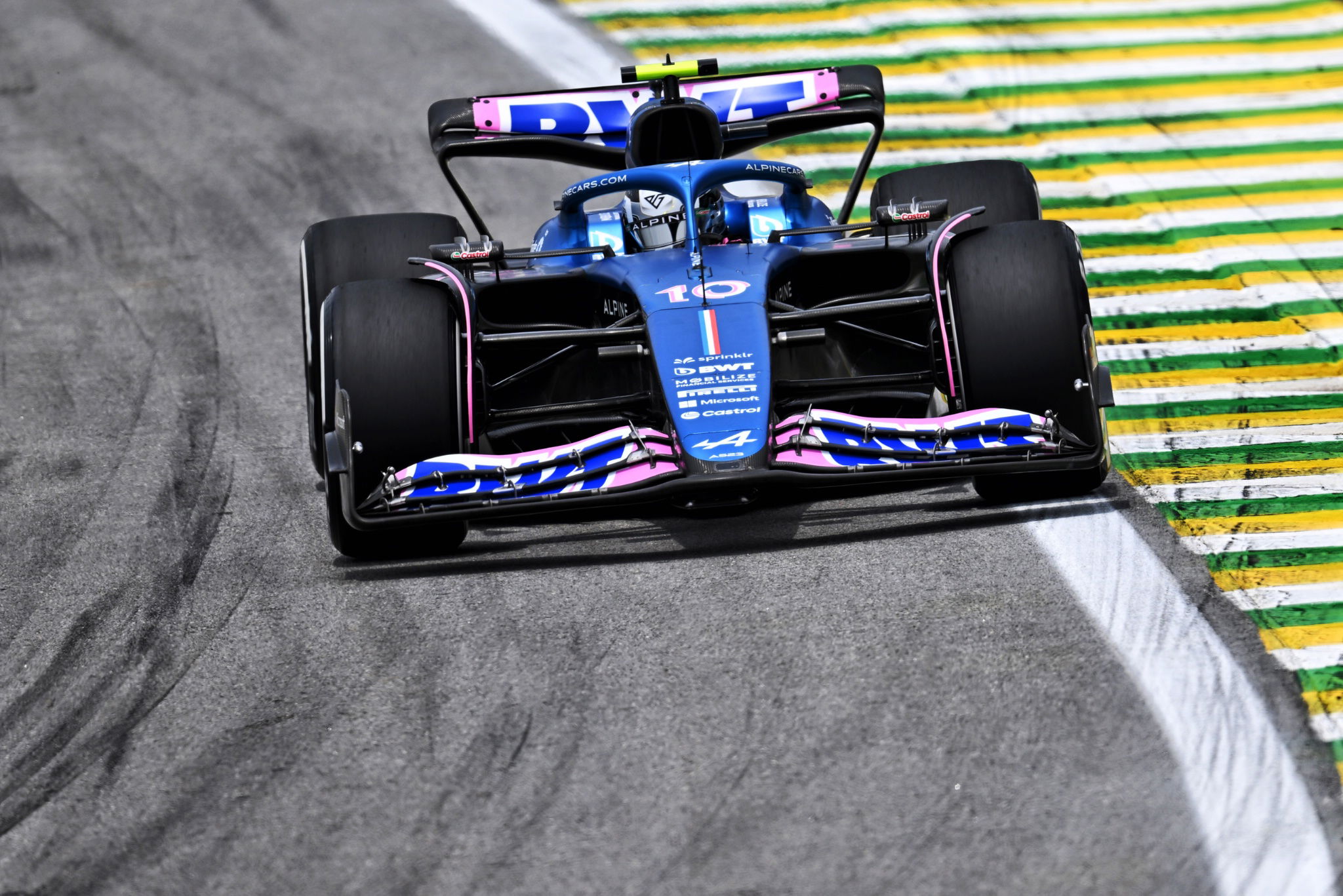 Pierre Gasly (FRA) Alpine F1 Team A523. Formula 1 World Championship, Rd 21, Brazilian Grand Prix, Sao Paulo, Brazil,