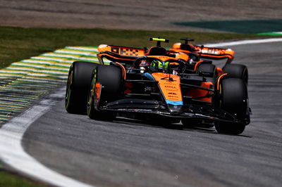 Lando Norris (GBR ) McLaren MCL60.Kejuaraan Dunia Formula 1, Rd 21, Grand Prix Brasil, Sao Paulo, Brasil, Sprint