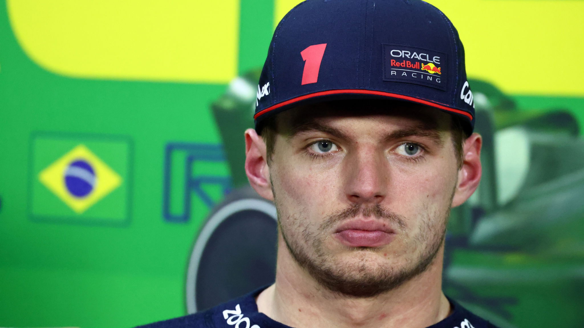 Max Verstappen (NLD) Red Bull Racing in the post Sprint FIA Press Conference. Formula 1 World Championship, Rd 21,