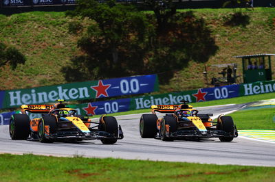 Lando Norris (GBR) McLaren MCL60 and Oscar Piastri (AUS) McLaren MCL60. Formula 1 World Championship, Rd 21, Brazilian