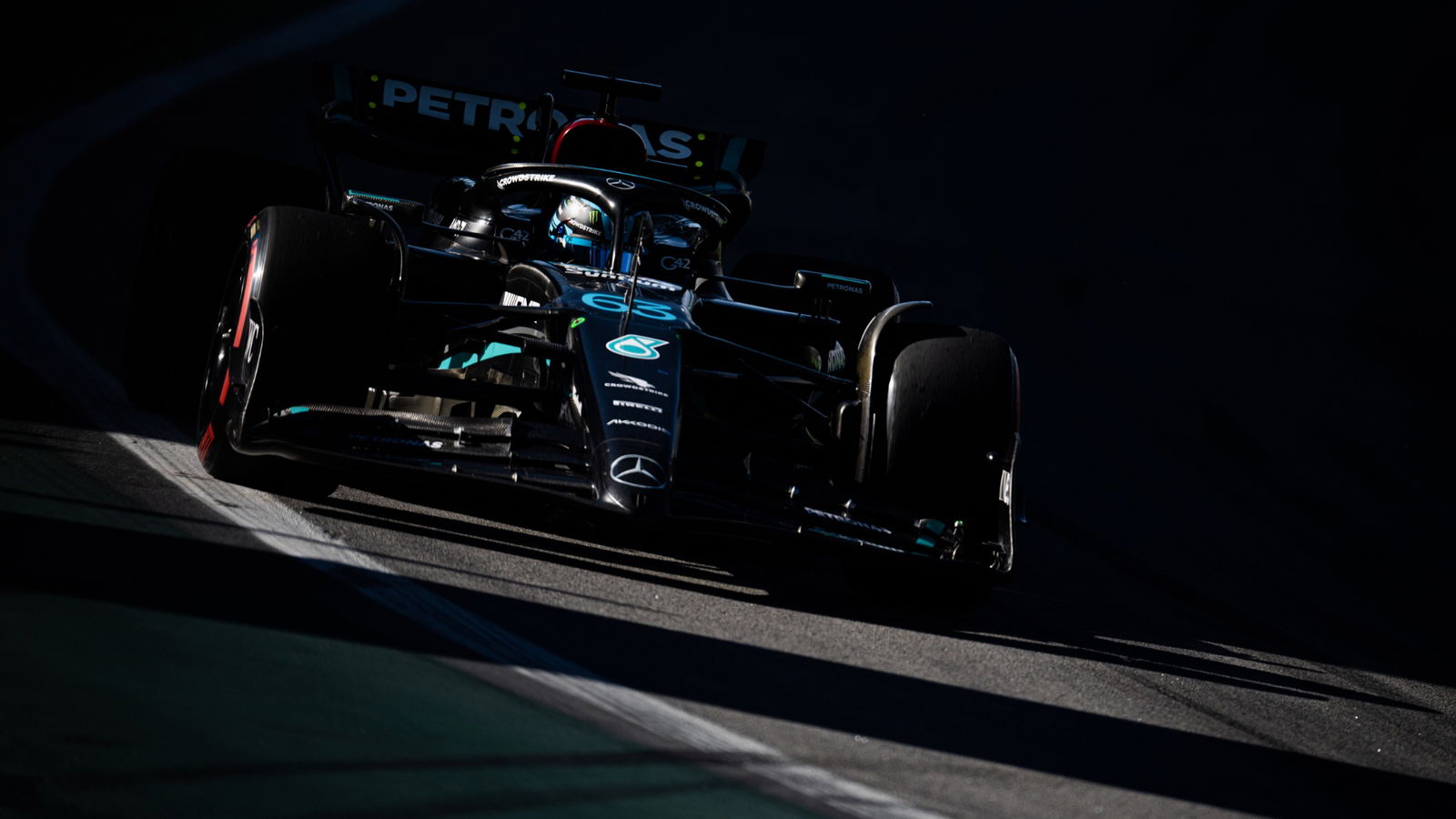 George Russell (GBR) Mercedes AMG F1 W14. Formula 1 World Championship, Rd 21, Brazilian Grand Prix, Sao Paulo, Brazil,