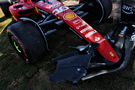 The damaged Ferrari SF-23 of race retiree Charles Leclerc (MON) Ferrari. Formula 1 World Championship, Rd 21, Brazilian