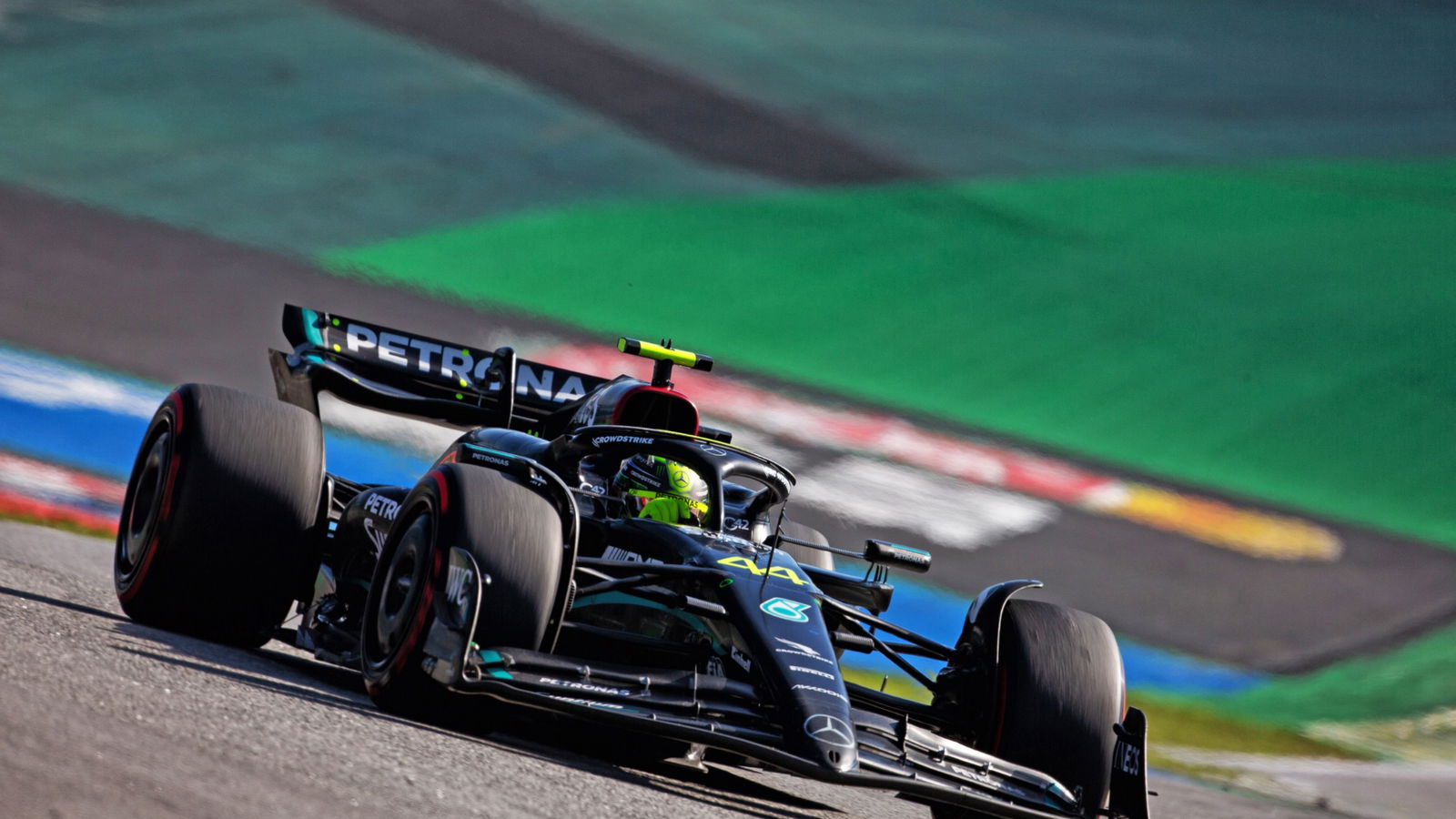 Lewis Hamilton (GBR) Mercedes AMG F1 W14. Formula 1 World Championship, Rd 21, Brazilian Grand Prix, Sao Paulo, Brazil,