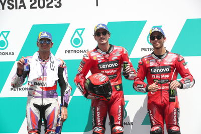 Jorge Martin, Francesco Bagnaia, Enea Bastianini, Malaysian MotoGP, 11 November