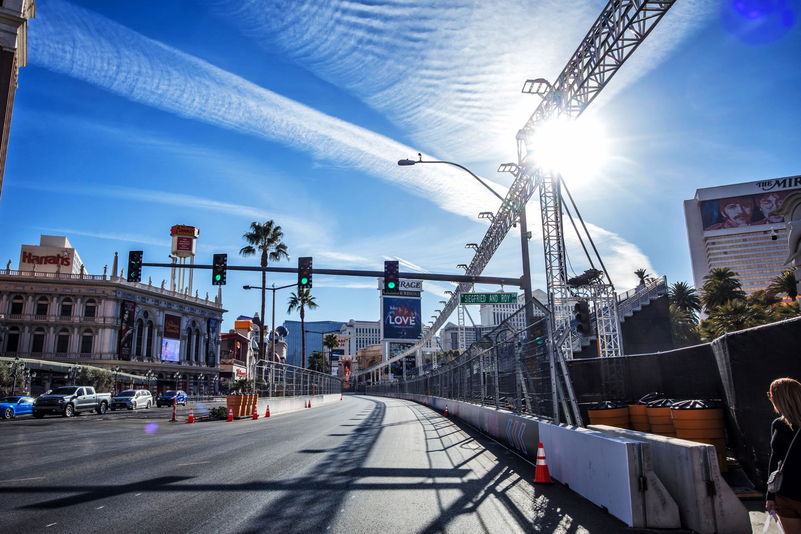 Suasana sirkuit - trek detail. Kejuaraan Dunia Formula 1, Rd 22, Grand Prix Las Vegas, Las Vegas, Nevada, AS,