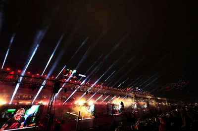 Circuit atmosphere - Opening Ceremony. Formula 1 World Championship, Rd 22, Las Vegas Grand Prix, Las Vegas, Nevada, USA,