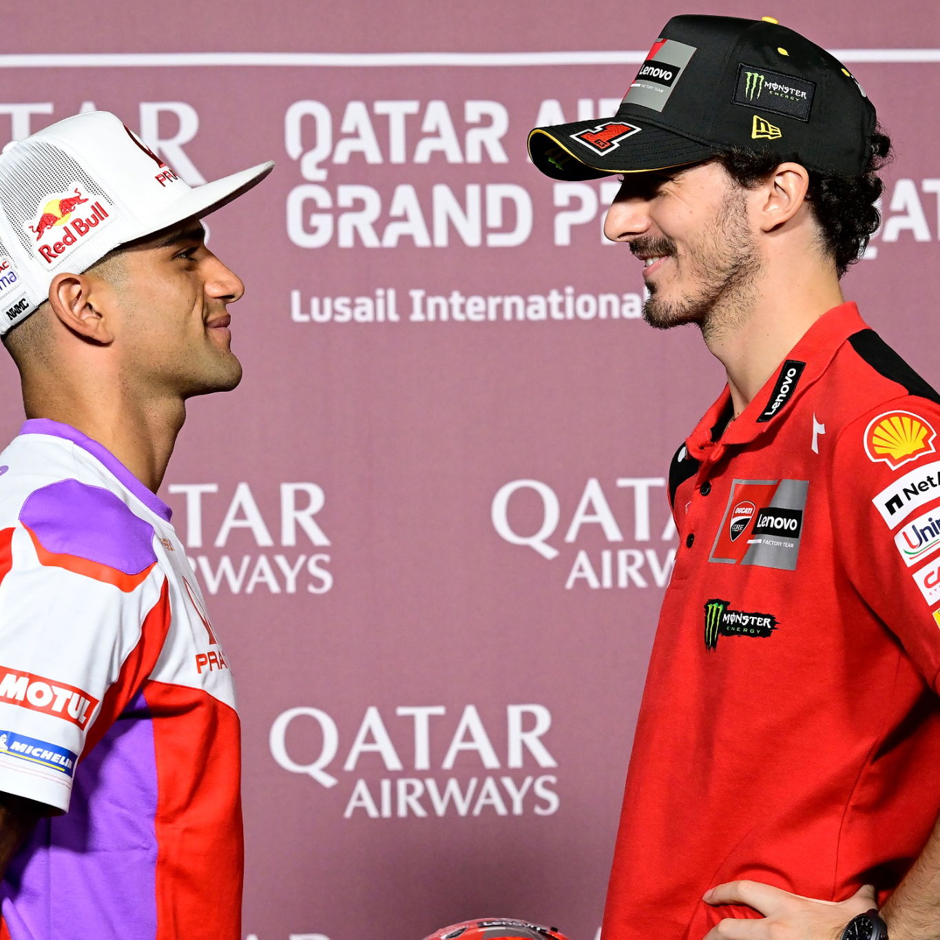 Jorge Martin, Francesco Bagnaia, Qatar MotoGP, 16 November