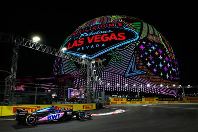 Esteban Ocon (FRA) Alpine F1 Team A523. Formula 1 World Championship, Rd 22, Las Vegas Grand Prix, Las Vegas, Nevada, USA,