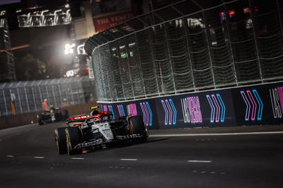 Yuki Tsunoda (JPN) AlphaTauri AT04. Formula 1 World Championship, Rd 22, Las Vegas Grand Prix, Las Vegas, Nevada, USA,