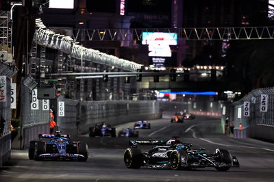 George Russell (GBR) Mercedes AMG F1 W14. Formula 1 World Championship, Rd 22, Las Vegas Grand Prix, Las Vegas, Nevada,