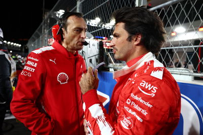 Carlos Sainz Jr (ESP) Ferrari on the grid. Formula 1 World Championship, Rd 22, Las Vegas Grand Prix, Las Vegas, Nevada,