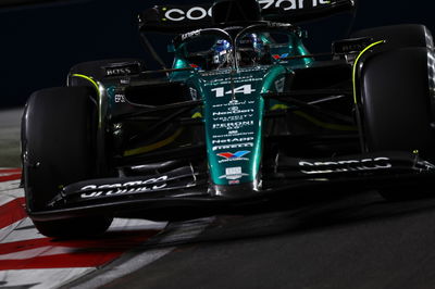 Fernando Alonso (ESP ) Tim F1 Aston Martin AMR23.Kejuaraan Dunia Formula 1, Rd 22, Grand Prix Las Vegas, Las Vegas,