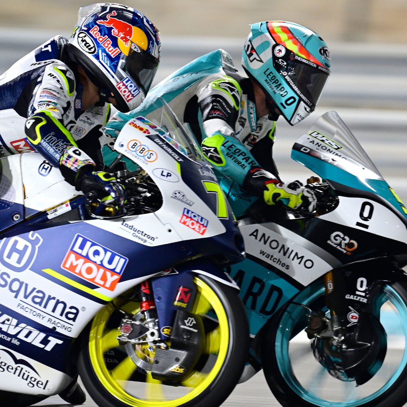 Ayumu Sasaki, Jaume Masia, Moto3 race, Qatar MotoGP, 19 November